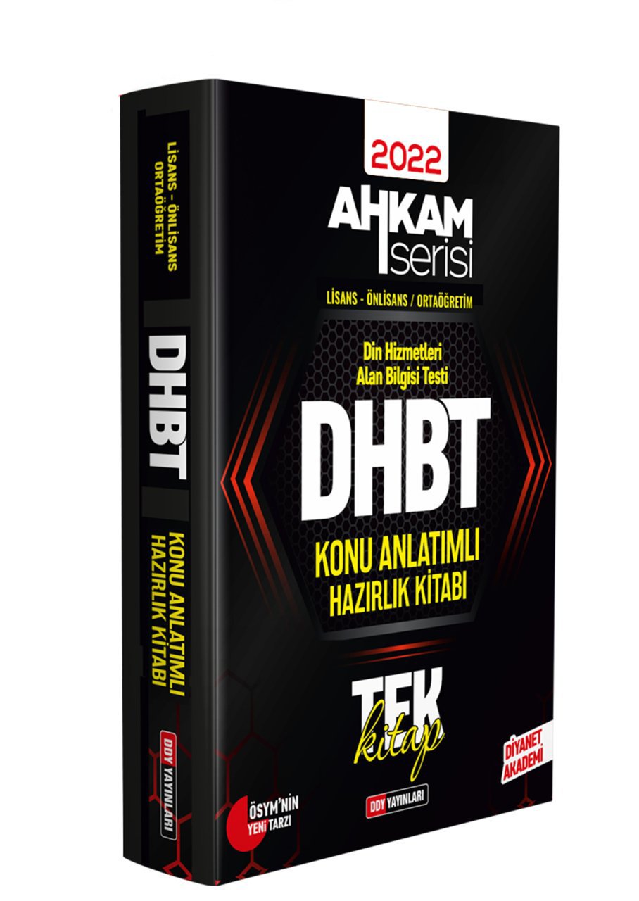 DHBT Ahkam Tüm Adaylar Konu Anlatımlı Hazırlık Kitabı