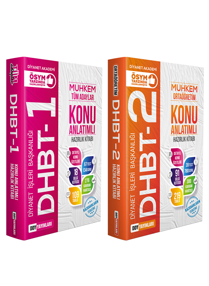 DHBT Muhkem Ortaöğretim (İHL) DHBT-1 DHBT-2 Konu 2'li Set