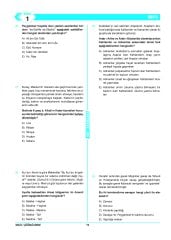 Diyanet Sınavları MBSTS Tamamı Çözümlü 7 Deneme