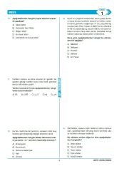 Diyanet Sınavları MBSTS Soru - Tamamı Çözümlü 7 Deneme