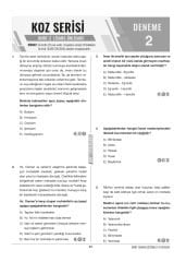 DHBT Koz Lisans Önlisans Tamamı Çözümlü 10 Deneme