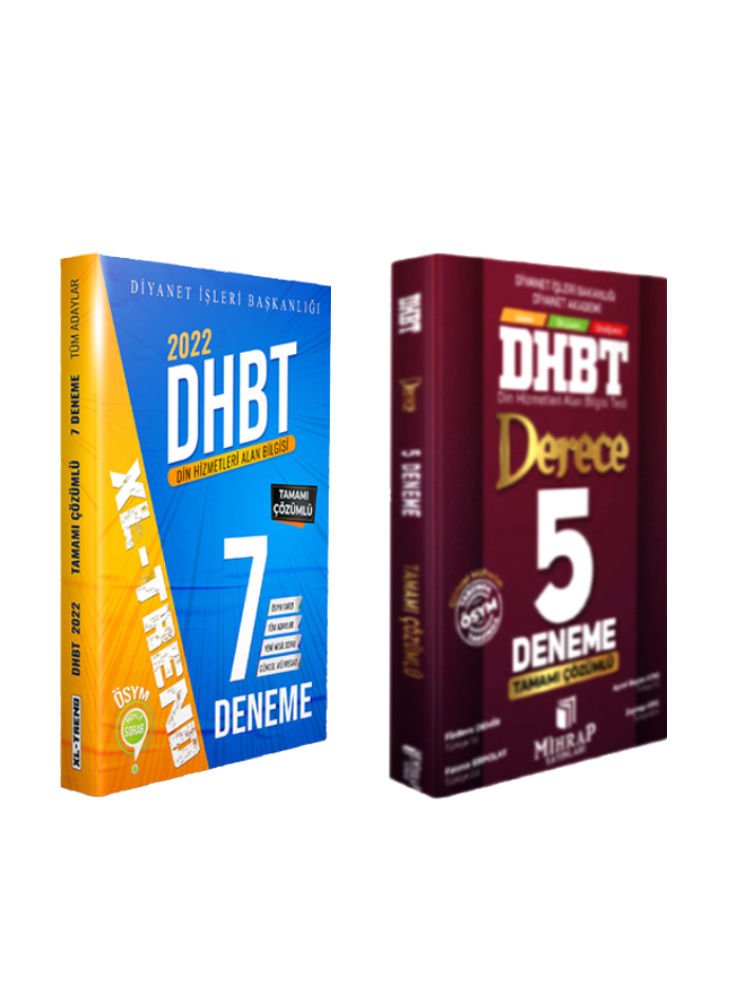 Dhbt Tüm Adaylar XL-Trend + Derece5 2'Li Deneme Seti