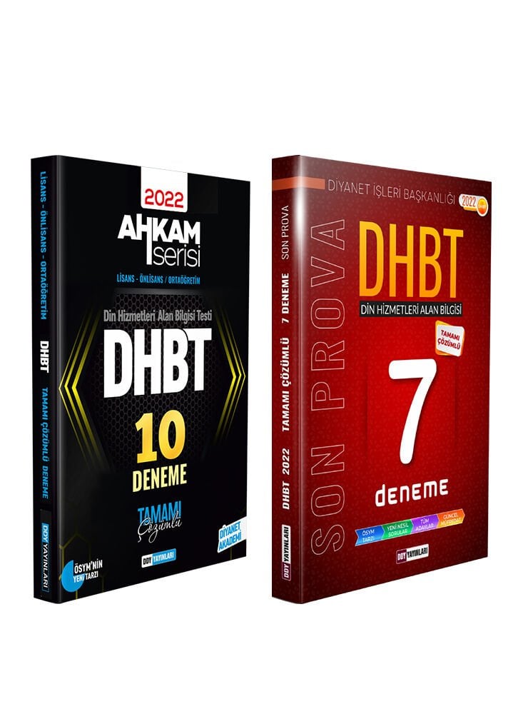 Dhbt Ahkam + Son Prova 2'Li Deneme Seti