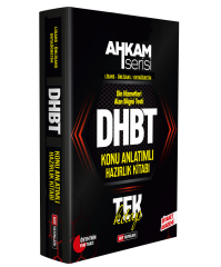 DHBT Ahkam Tüm Adaylar Konu Anlatımlı Hazırlık Kitabı