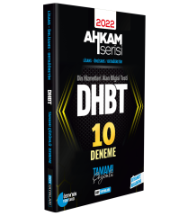 DHBT Ahkam Tüm Adaylar Tamamı Çözümlü 10 Deneme
