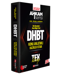 DHBT Ahkam Tüm Adaylar Konu Anlatımı ve Soru Bankası 2li SET