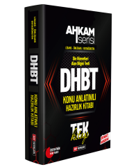 DHBT Ahkam Tüm Adaylar Konu Anlatımı ve Soru Bankası 2li SET