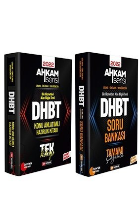 DHBT Ahkam Tüm Adaylar Konu Anlatımı ve Soru Bankası 2li SET
