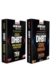 DHBT Ahkam Tüm Adaylar Konu Anlatımı ve Soru Bankası 2li SET