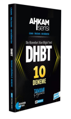 DHBT Ahkam Tüm Adaylar Konu Anlatımı ve 10 Deneme 2li SET