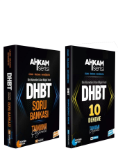 DHBT Ahkam Tüm Adaylar Soru Bankası ve 10 Deneme 2li SET