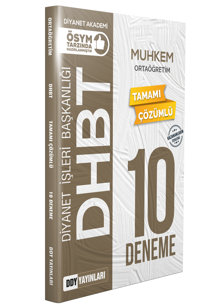 DHBT 2 Muhkem Ortaöğretim Tamamı Çözümlü 10 Deneme