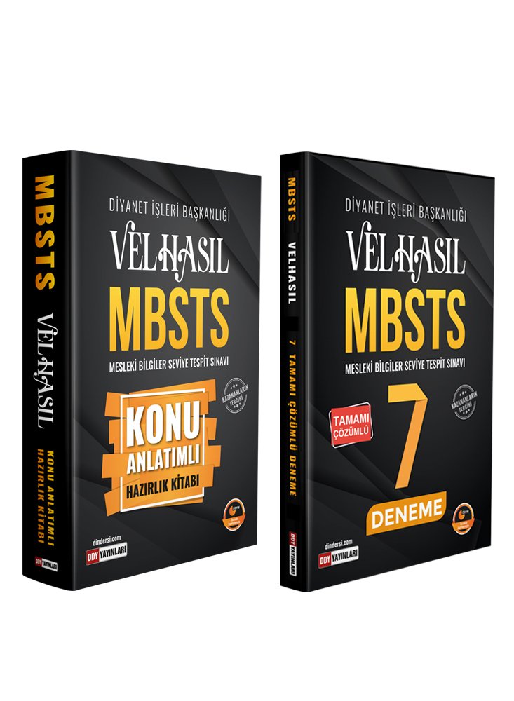 Diyanet Sınavları MBSTS Konu - Tamamı Çözümlü 7 Deneme