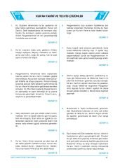 Diyanet Sınavları MBSTS Konu-Soru-Tamamı Çözümlü 7 Deneme