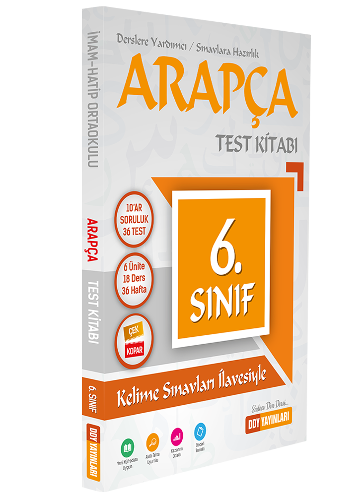6. Sınıf Arapça Test Kitabı