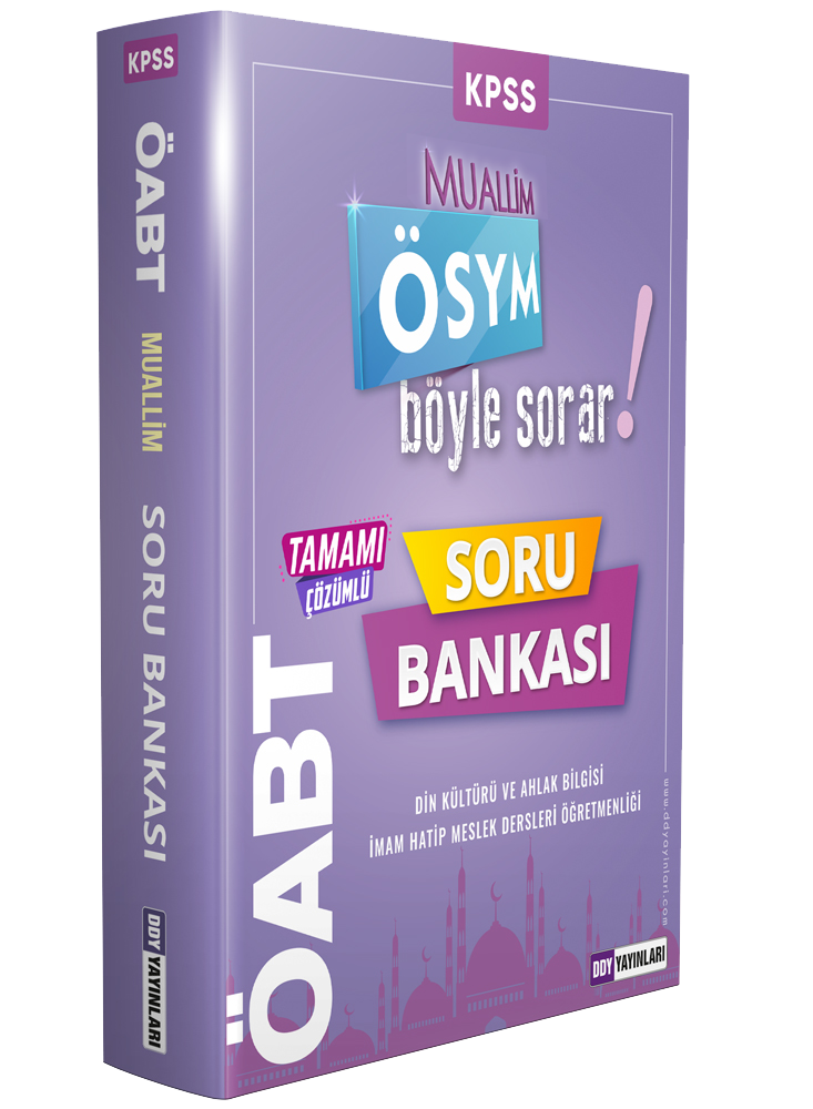 ÖABT Din Kültürü Ve Ahlak Bilgisi Muallim Tamamı Çözümlü Soru Bankası
