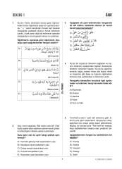 ÖABT XL-TREND  Din Kültürü ve Ahlak Bilgisi Tamamı Çözümlü 5 li Deneme