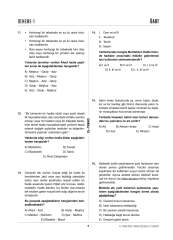 ÖABT XL-TREND  Din Kültürü ve Ahlak Bilgisi Tamamı Çözümlü 5 li Deneme