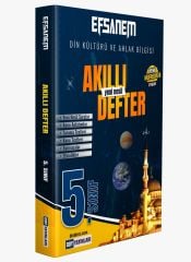 5.Sınıf Din Kültürü ve Ahlak Bilgisi Efsane Akıllı Defter (Yeni Müfredat 2024)