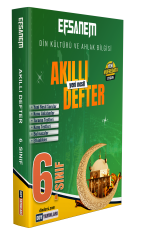 6.Sınıf Din Kültürü ve Ahlak Bilgisi Efsane Akıllı Defter (Yeni Müfredat 2025)