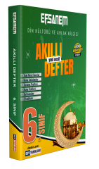 6.Sınıf Din Kültürü ve Ahlak Bilgisi Efsane Akıllı Defter (Yeni Müfredat 2025)