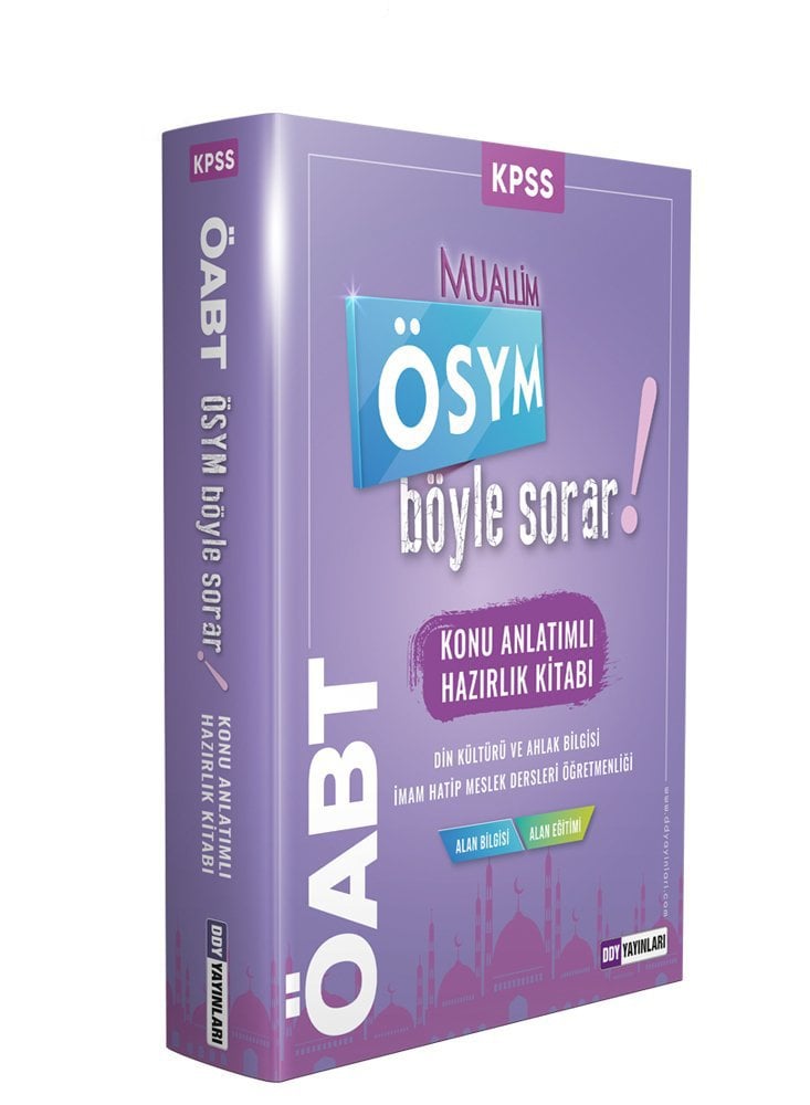 ÖABT ÖSYM Böyle Sorar Muallim Konu Anlatımı Çıkmış Soru Bankası