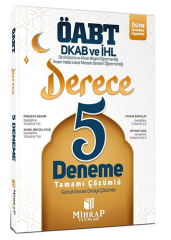 ÖABT Din Kültürü ve Ahlak Bilgisi Derece 5 Deneme Çözümlü