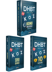 DHBT Koz 3'Lü Set Lisans Önlisans