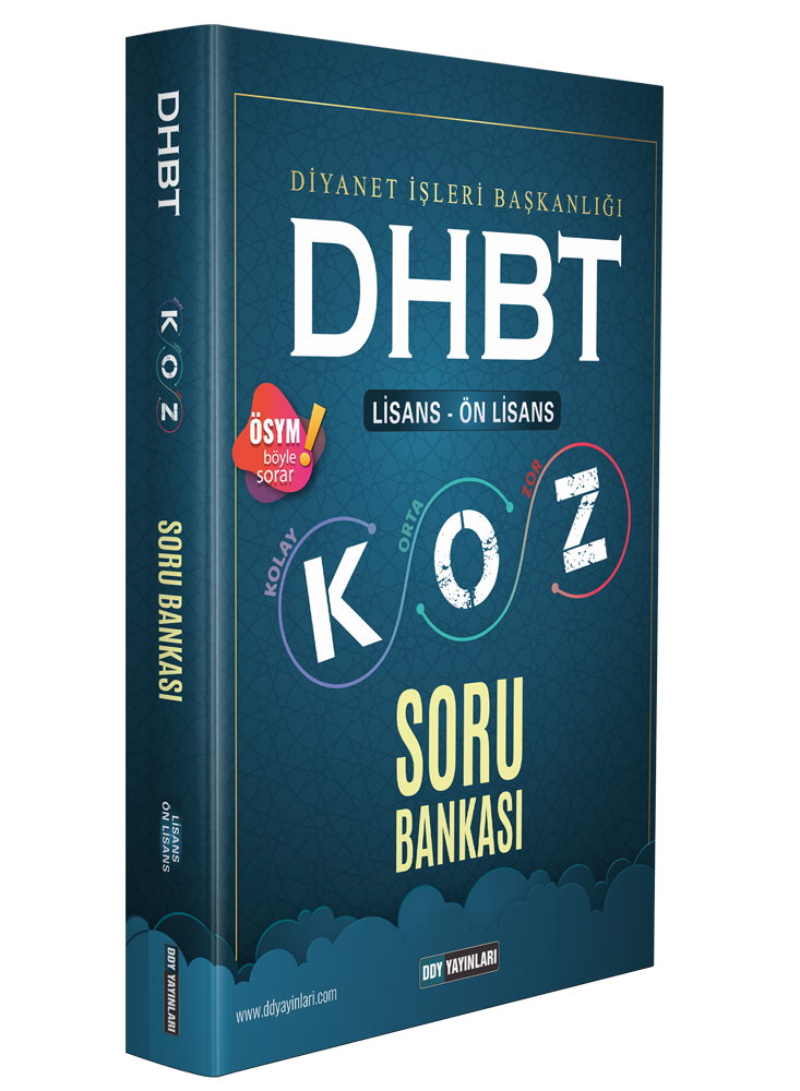 DHBT Koz Lisans Önlisans Soru Bankası