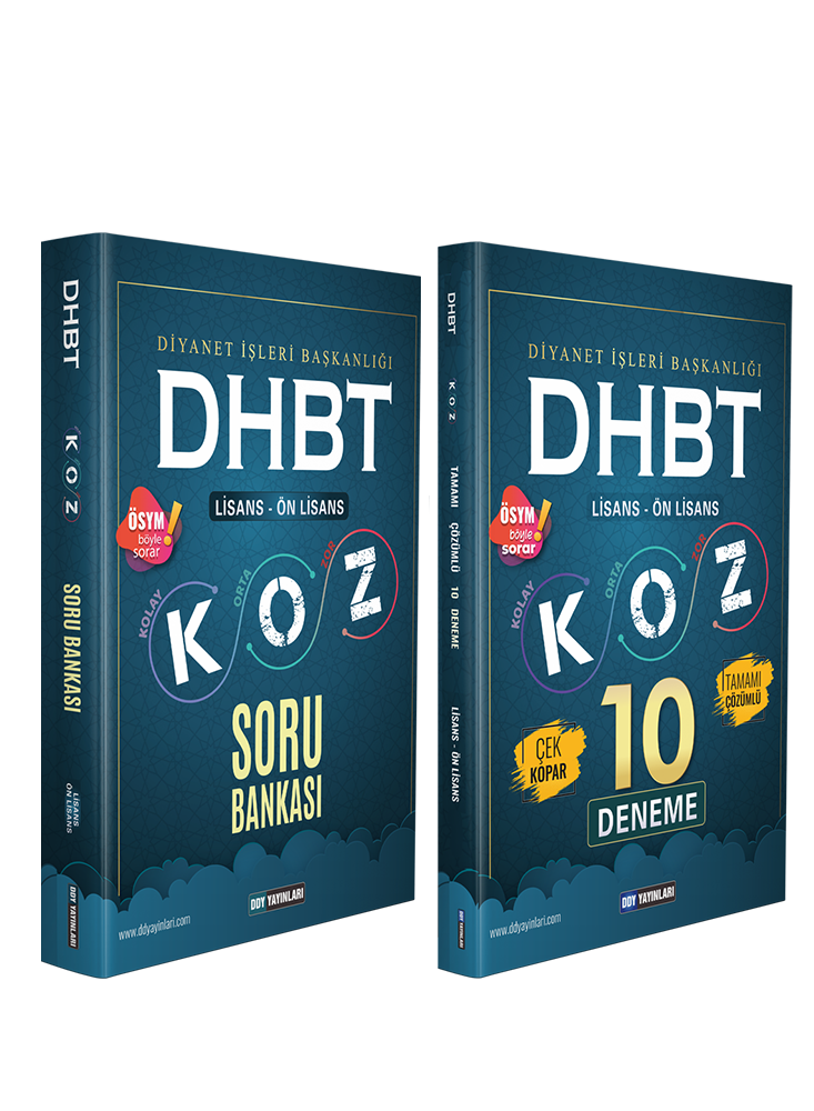 DHBT Koz Soru Bankası - Koz Deneme 2Li Set